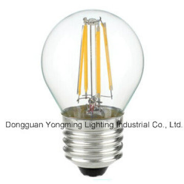 G45 Globe Bulb Clear LED Filament Bulb avec E27 3.5W